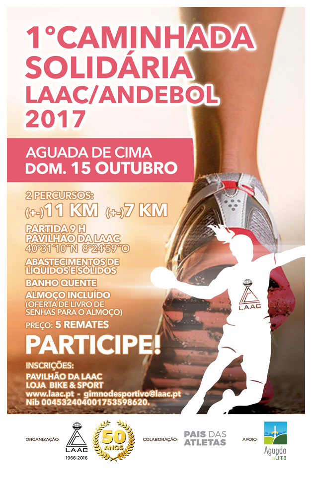 1ª Caminhada Solidária LAAC/Andebol 2017